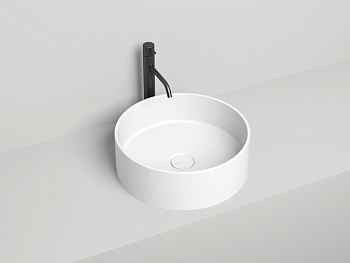 Раковина из искусственного камня S-Stone Salini ARMONIA 130112SMF 40х40 накладная цвет мультиколор